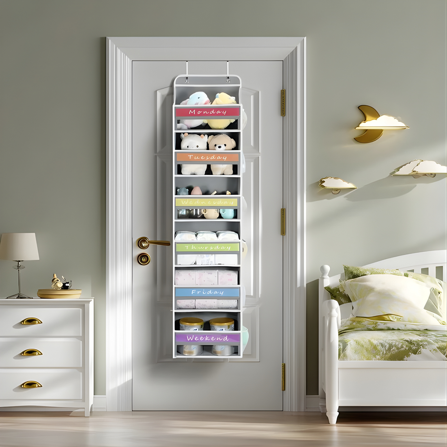 Maximizador de espacio de 6 compartimentos